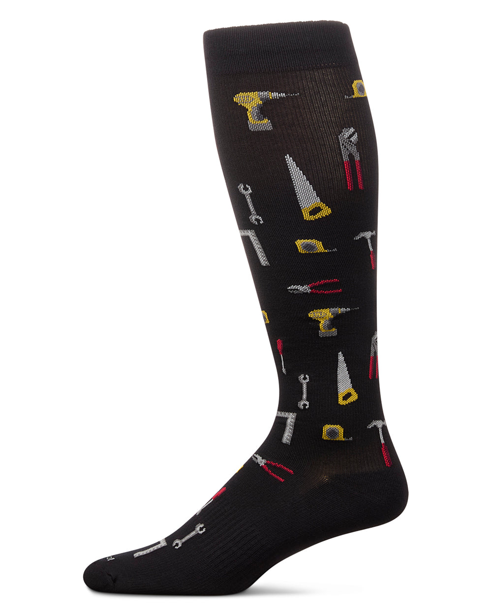 Mr. Fix It 8-15 mmHg Graduated Bamboo Compression Socks : Color: Black