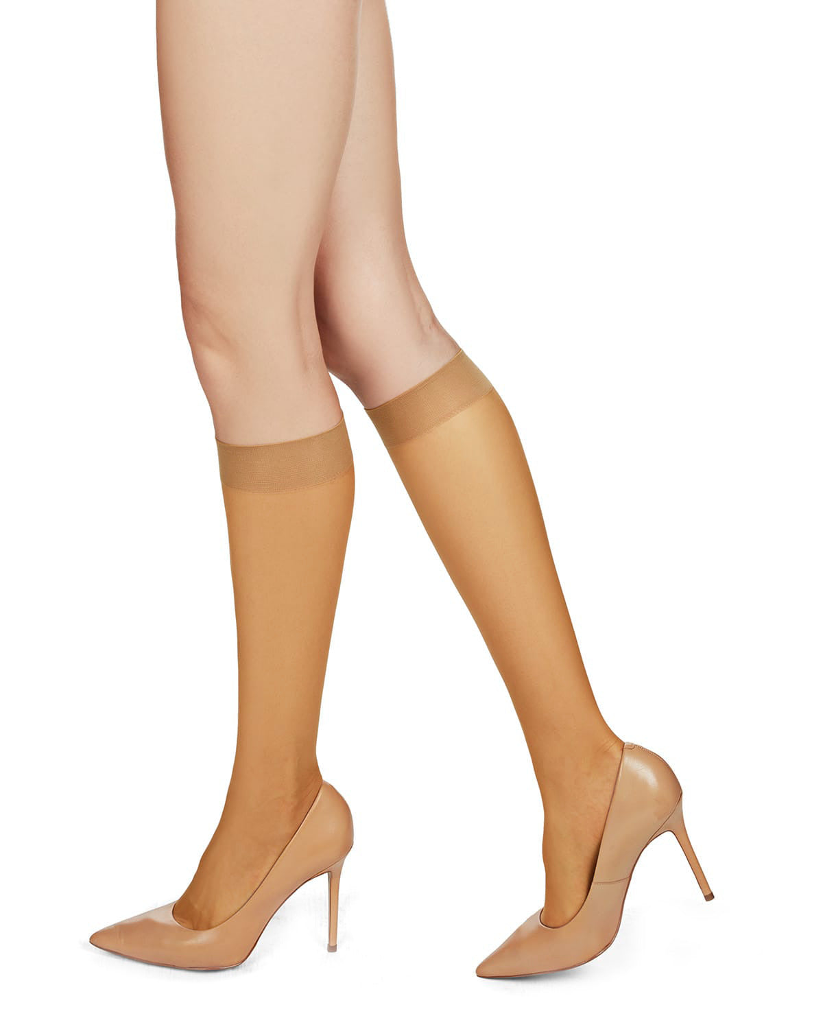 Women's Bare Ultra-Sheer 8-Denier Everyday Knee Highs