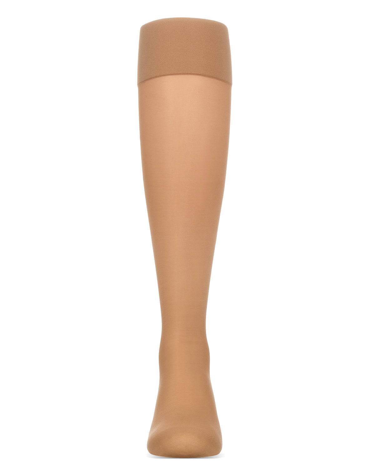 Women's Silky Sheer 30 Denier Knee High Sock : Color: Honey