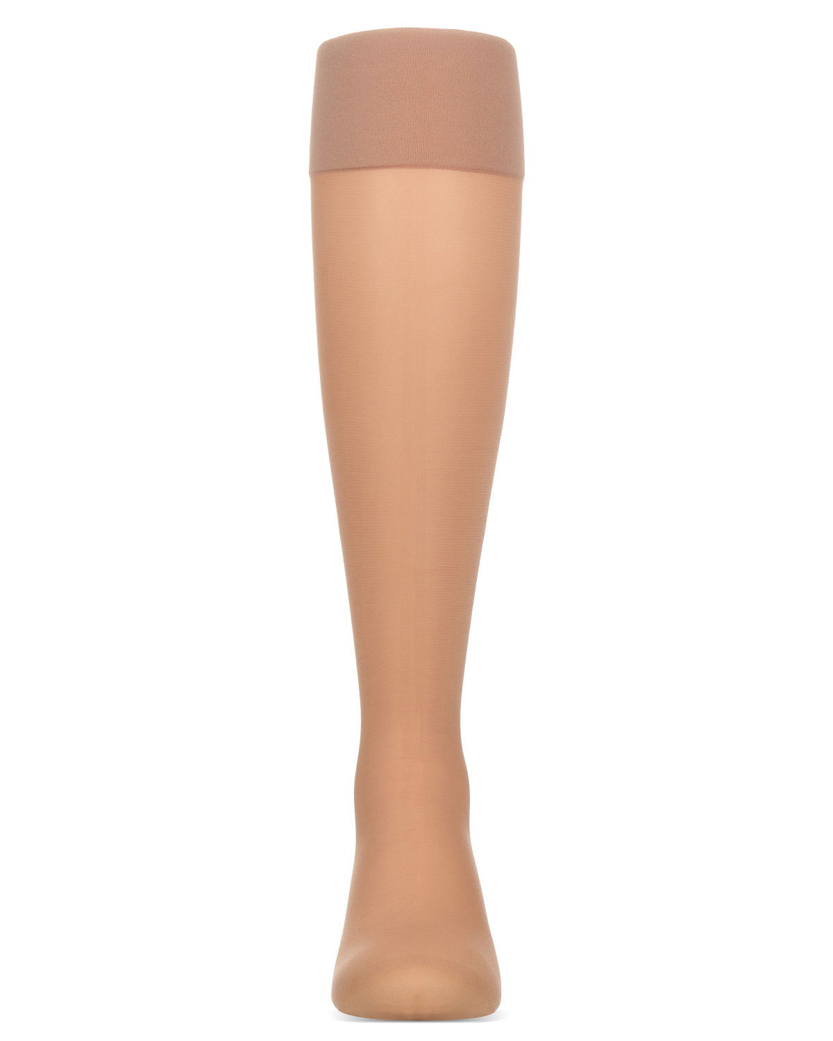 Women's Silky Sheer 30 Denier Knee High Sock : Color: Nude