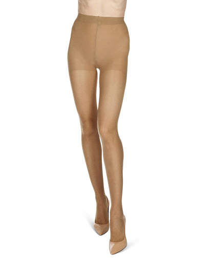 Women's Ultra-Sheer 8 Denier Bare Control Top Pantyhose : Color: Suntan