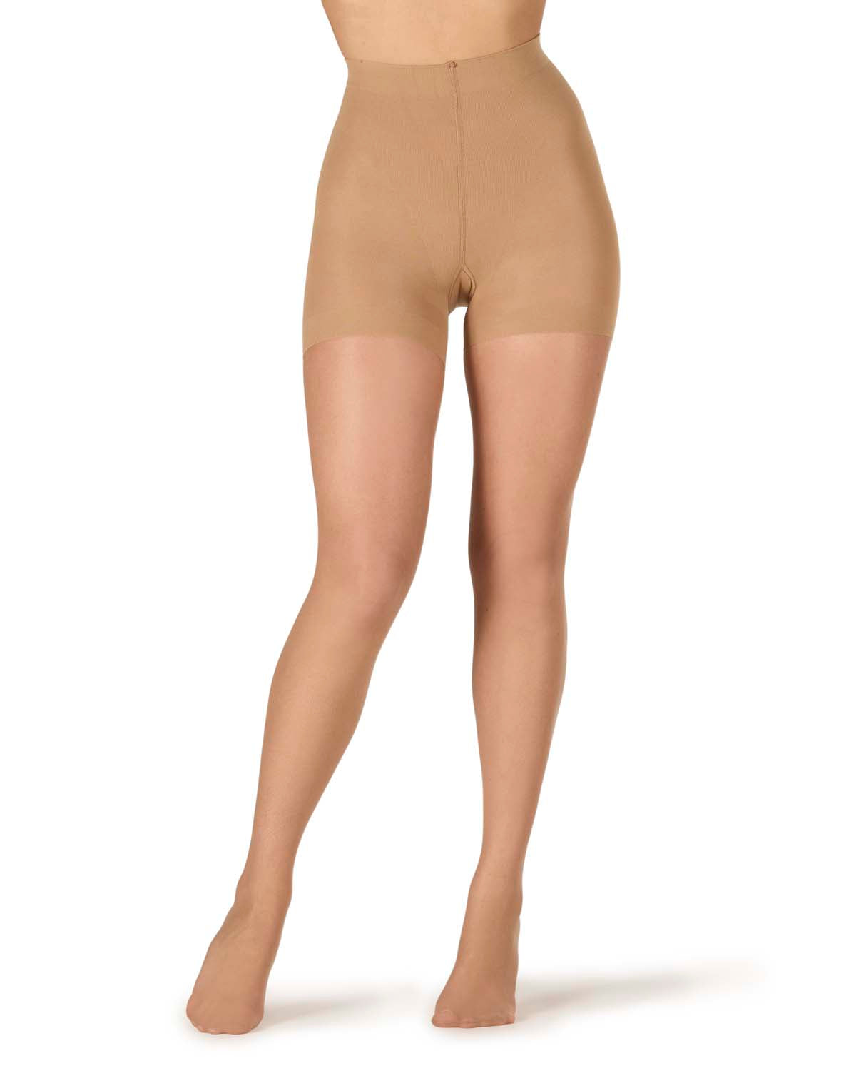 Women's Bare Shaper-Top Pantyhose - 8 Denier with the Strength of 15