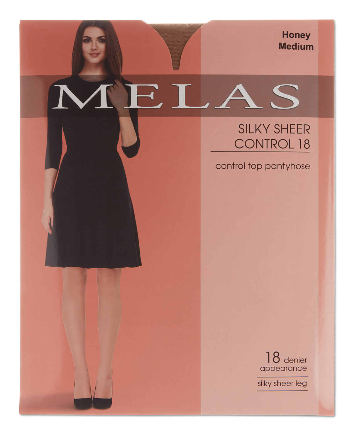 Women's Silky Sheer Control 18 Pantyhose : Color: Honey