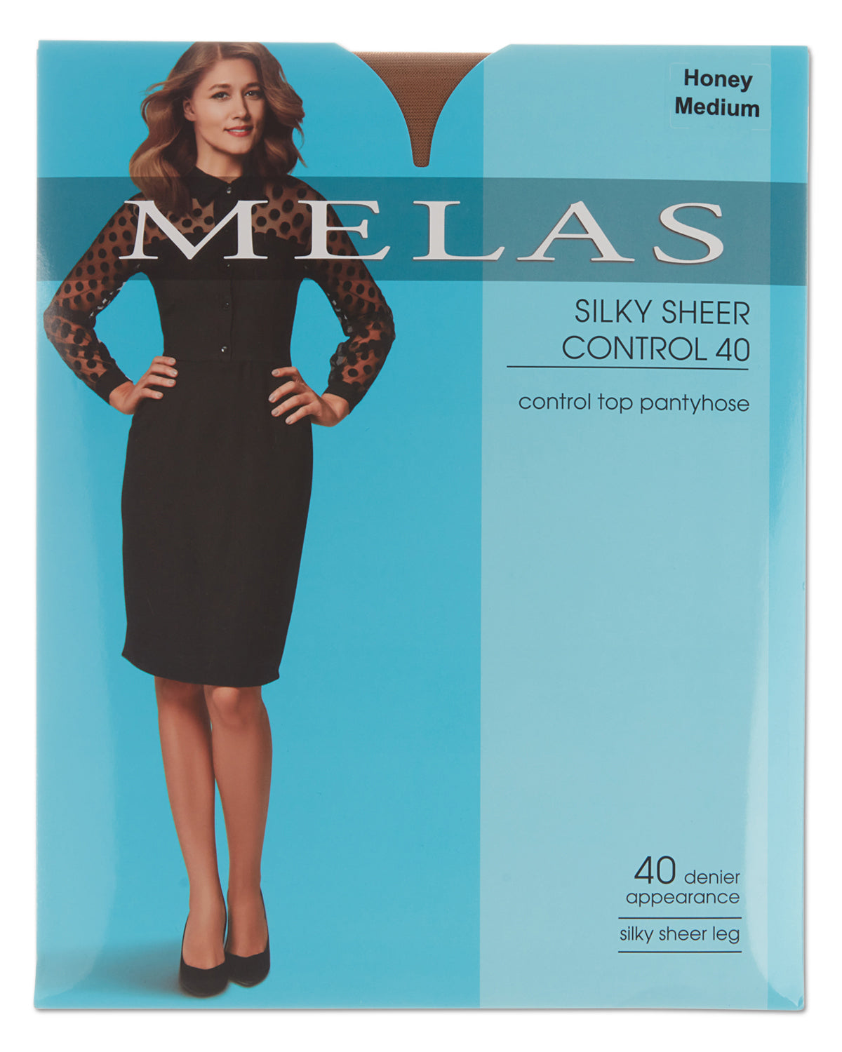 Women's Silky Sheer Control 40 Pantyhose : Color: Honey