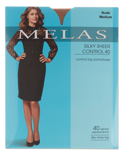 Women's Silky Sheer Control 40 Pantyhose : Color: Nude