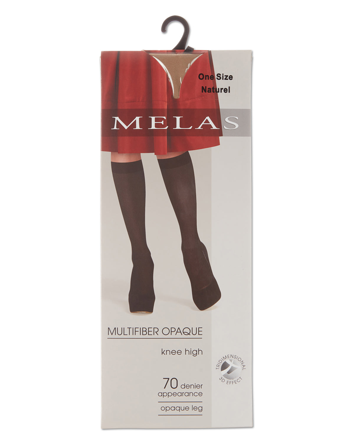 Women's Multi Fiber Opaque Knee Highs : Color: Natural