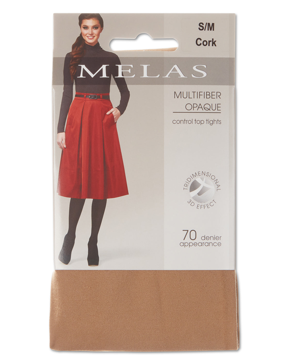 Women's Multi Fiber Control Top Tights : Color: Cork