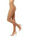 Women's Multi Fiber Control Top Tights : Color: Cork