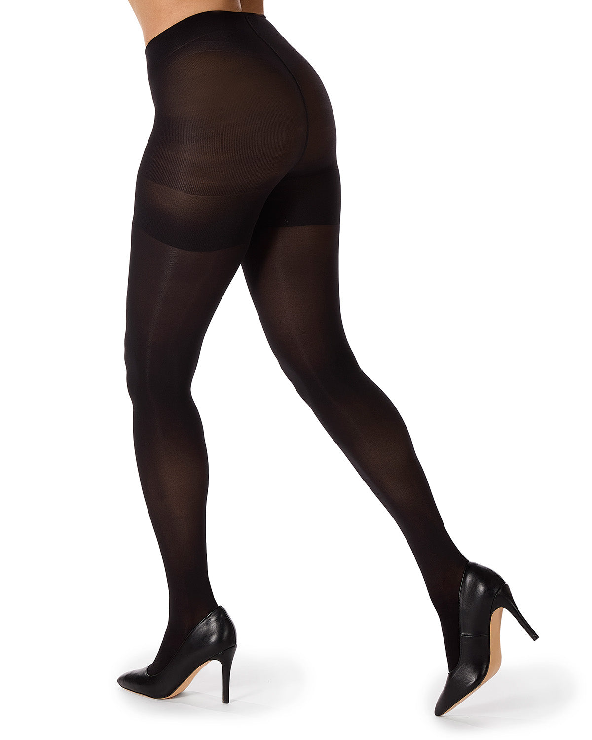 6 Pair Women's Opaque Super Control Top 60-Denier Tights