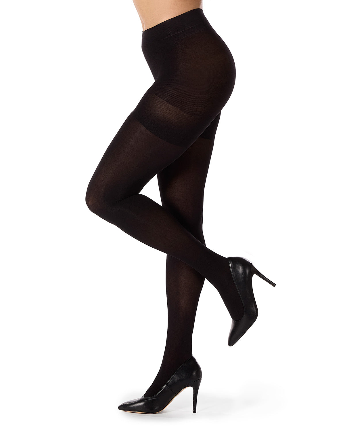 6 Pair Women's Opaque Super Control Top 60-Denier Tights