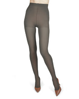 Opaque Microfiber Tights with Graphic Pattern - Sassi 07
