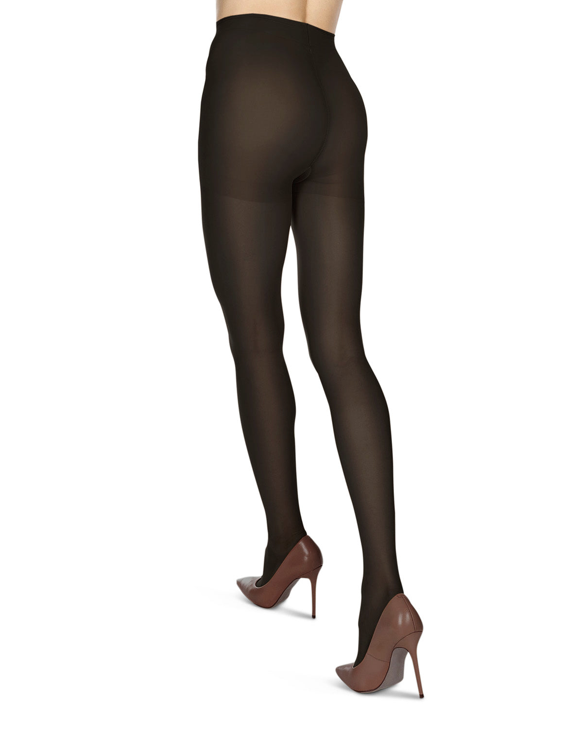 Women's Multi Fiber Body Smoother Shaper Top Tights : Color: Black