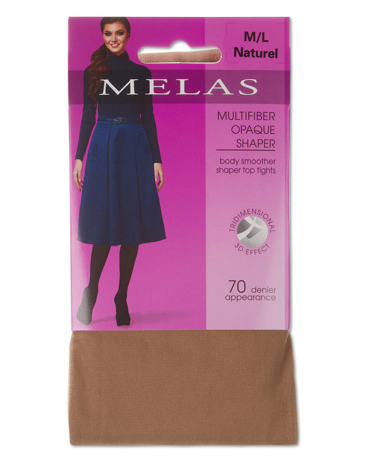 Women's Multi Fiber Body Smoother Shaper Top Tights : Color: Natural