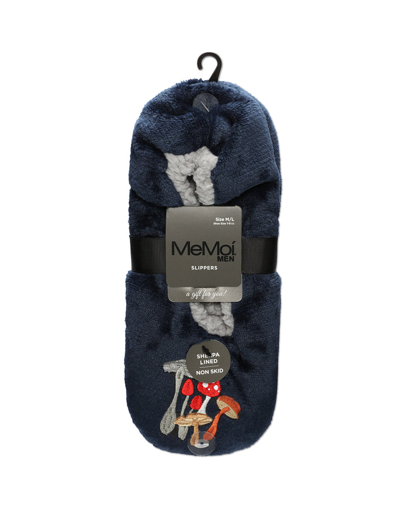 Men's Shrooms Sherpa Lined Slippers