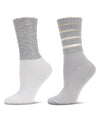 Women's 2 Pair Pack Cozy Crew Socks : Color: Gray