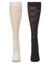 2 Pair Women's Premium Value-Pack Fashion Knee Highs
