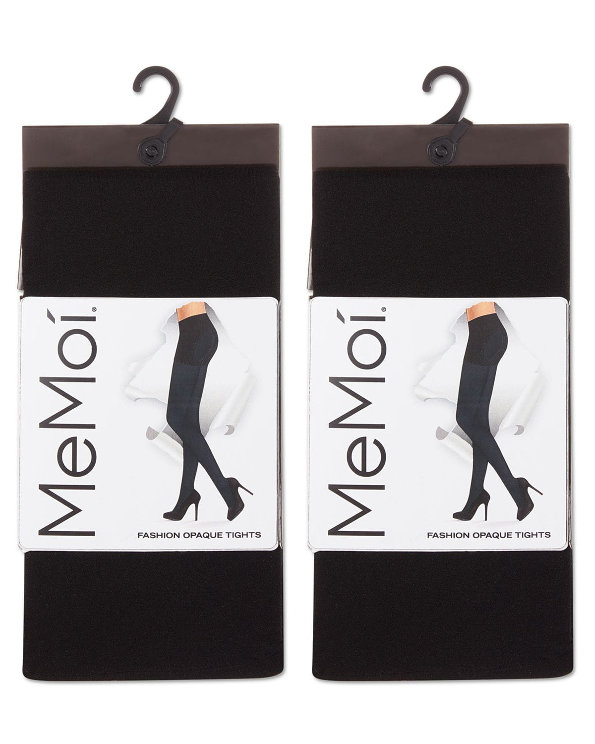 2 Pair Women's Flat-Knit 40-Denier Opaque Fashion Tights