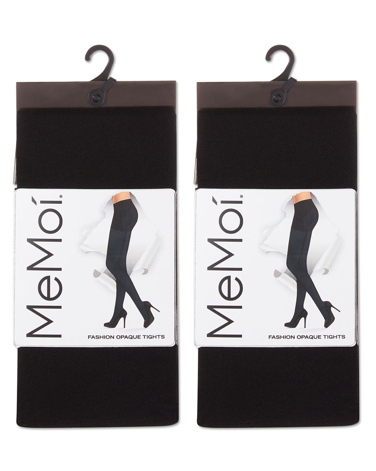 2 Pair Women's Flat-Knit 40-Denier Opaque Fashion Tights