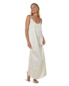 Women's Slip Dress with Lace : Color: Pearl