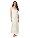 Women's Asymmetrical Slip Dress : Color: Pearl