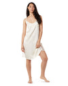 Women's Slip Dress with Lace : Color: Pearl