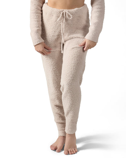 Women's Soft and Cozy Knit Casual Solid Jogger Pants