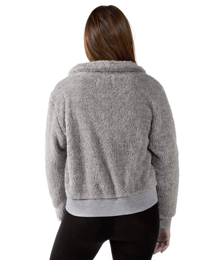 Women's Plush Zippered Front Warm and Cozy Jacket