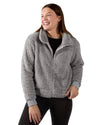 Women's Plush Zippered Front Warm and Cozy Jacket