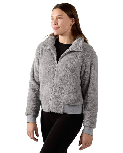 Women's Plush Zippered Front Warm and Cozy Jacket