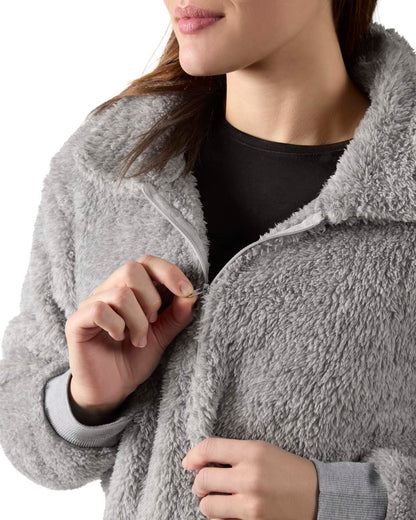 Women's Plush Zippered Front Warm and Cozy Jacket