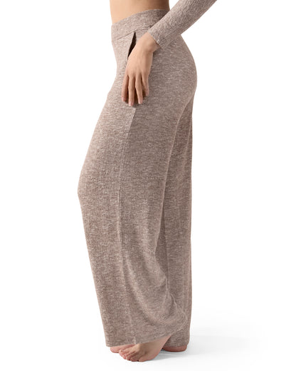 Women's Hacci Wide Leg Soft Lightweight Lounge Pants