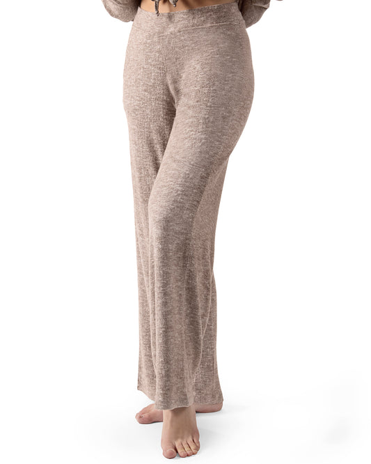 Women's Hacci Wide Leg Soft Lightweight Lounge Pants
