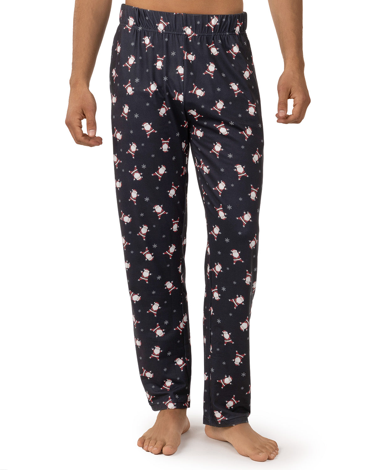 Men's "Tossed Santa" Pull-On PJ Pant in a Bag