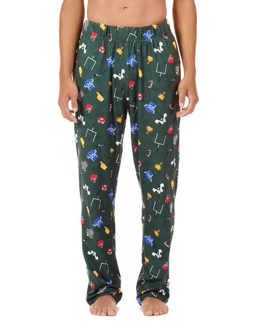Men's "Touchdown" Football-Themed Pull-On PJ Pant in a Bag