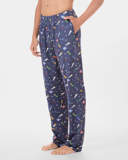 Men's "Tools" Pull-On PJ Pant in a Bag