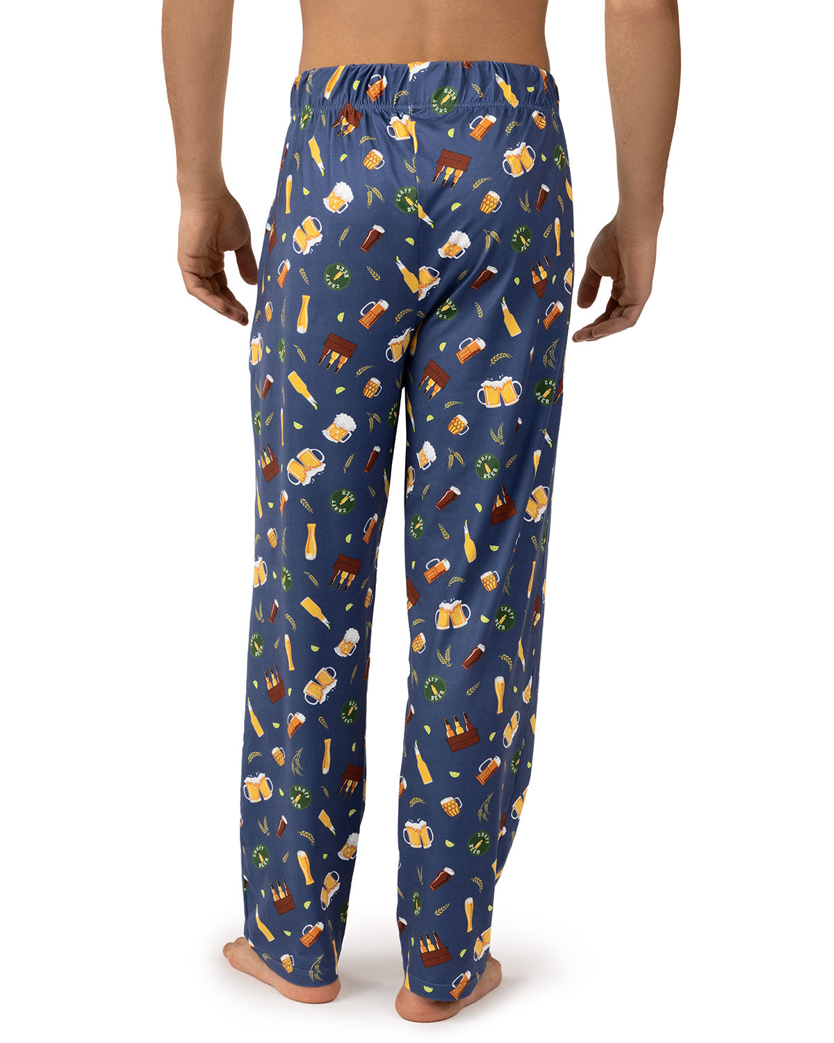 Men's "Don`t Worry Beer Happy" Giftable Pajama Pant in a Bag