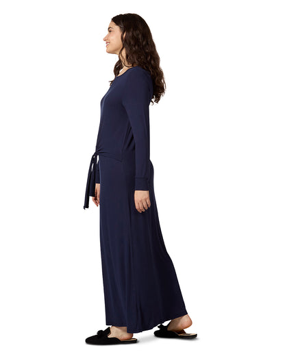 Women's Front Tie Nursing Night Gown