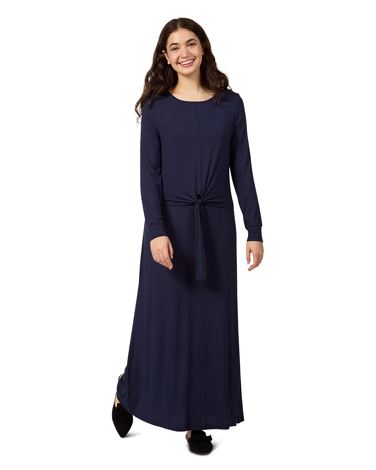 Women's Front Tie Nursing Night Gown