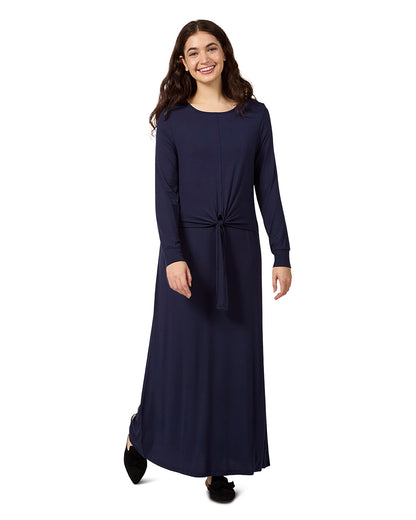Women's Front Tie Nursing Night Gown