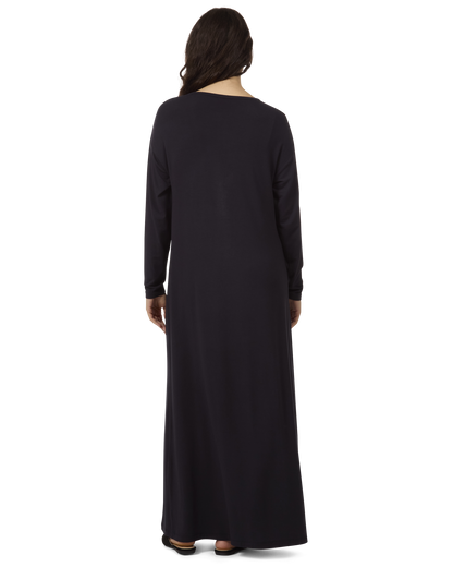 Women's Rhinestone-Bow-Trimmed Modal Blend Nightgown