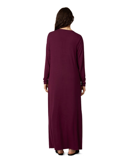 Women's Rhinestone-Bow-Trimmed Modal Blend Nightgown