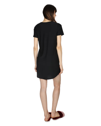We Go Together Like Tacos And Tequila V-Neck Sleepshirt : Color: Black