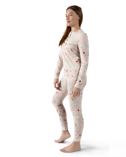 Women's Holiday Getaway Two-Piece PJ Set in a Bag