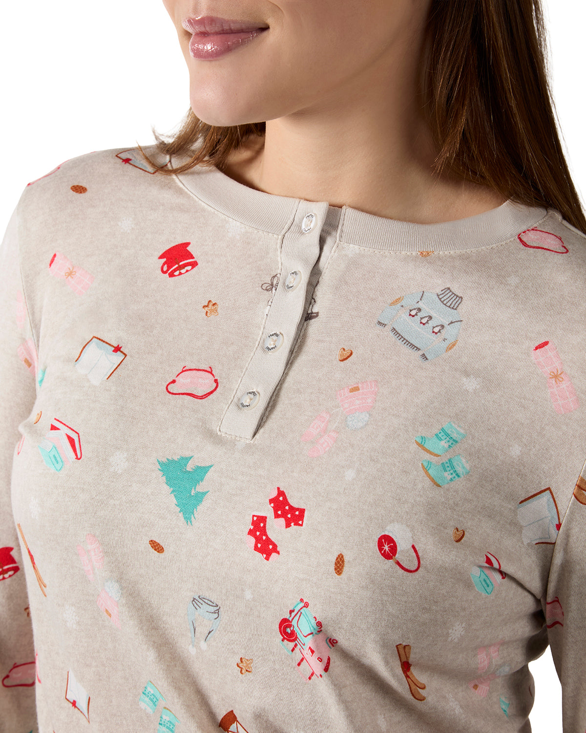 Women's Holiday Getaway Two-Piece PJ Set in a Bag