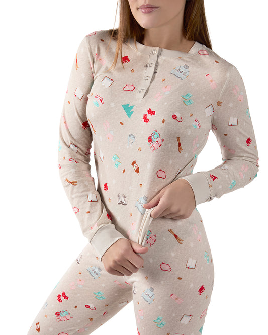 Women's Holiday Getaway Two-Piece PJ Set in a Bag