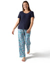 Women's Winter Penguin Two Piece PJ Set in a Bag