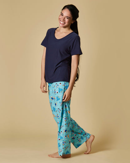 Women's Hanukcat Two-Piece PJ Set in a Bag