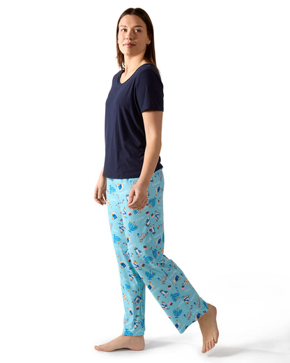 Women's Hanukcat Two-Piece PJ Set in a Bag