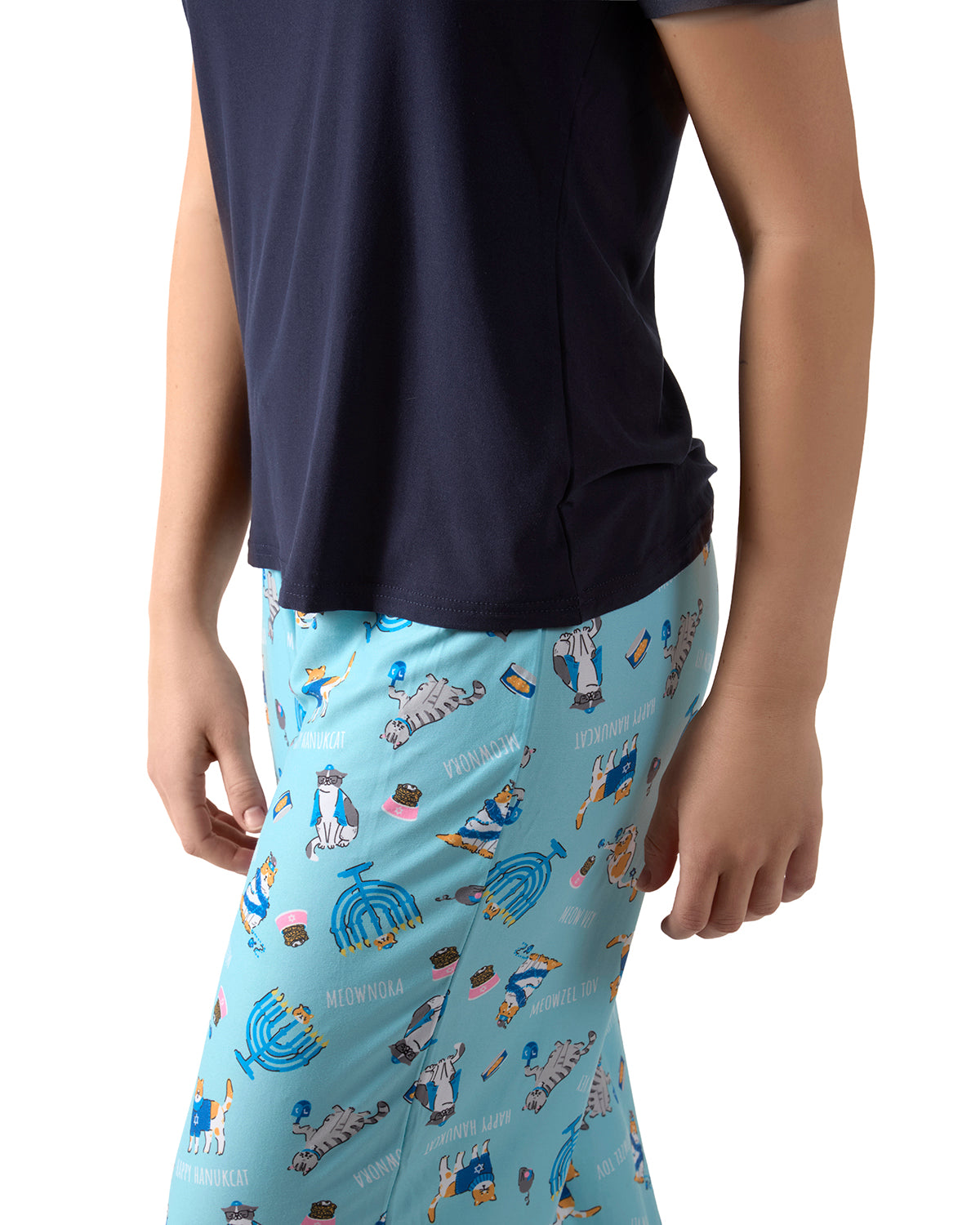Women's Hanukcat Two-Piece PJ Set in a Bag