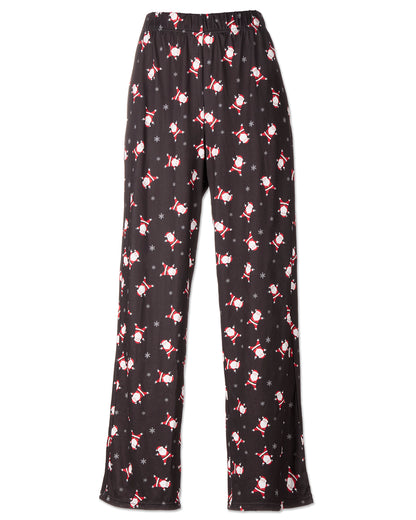 Women's "Tossed Santa" Pull-On PJ in a Bag